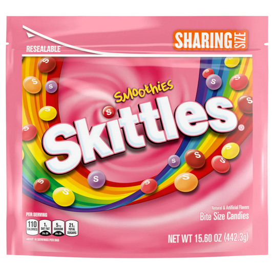 Skittles Smoothies Sharing Size