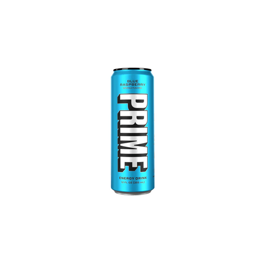 Prime Blue Raspberry Energy Drink Lata