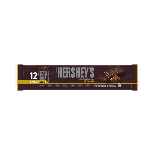 Hersheys Milk Chocolate with Almonds 12 piezas
