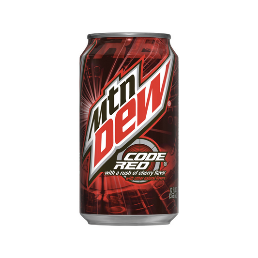 Mountain Dew Code Red Lata