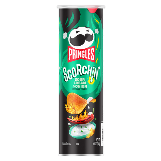 Pringles Scorchin Sour Cream & Onion