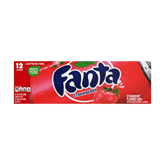 Fanta Strawberry 12 Pack