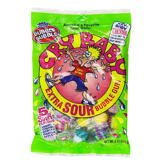 Cry Baby Extra Sour Bubble Gum